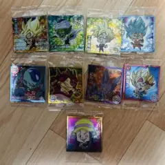 ドラゴンボール 超戦士シールウエハース超 超絶感謝の十周年 9枚セット