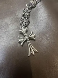 A&G FDL フローラルクロス ネックレス ペンダント チェーン付き - メルカリ