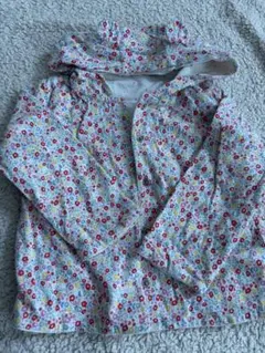 babygap クマ耳リバーシブルパーカー　長袖　トップス　花柄　ドット