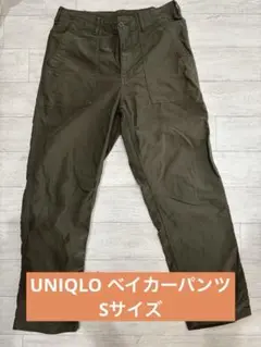 UNIQLOベイカーパンツ　オリーブ　321-459707