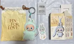 【I】 POPMART ラブブ イニシャル PIN FOR LOVE
