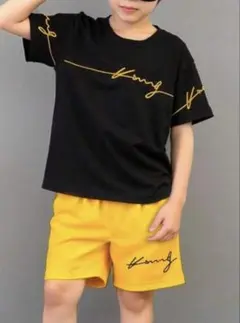 SHEIN キッズ Tシャツ ショートパンツ セットアップ