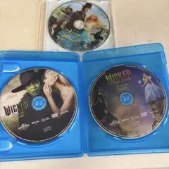 ウィキッド1.2ふたりの魔女　永遠の約束　オズはじまりの戦いDVDディスク