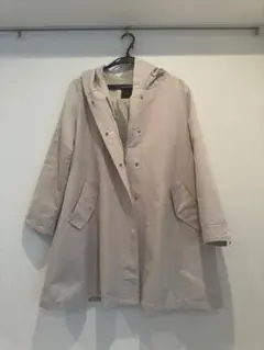 UNTITLE ベージュ フード付き トレンチコート