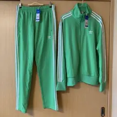 アディダス　セットアップ　アディカラークラシックス　ファイヤーバード　グリーン