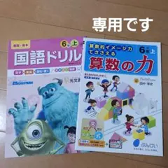 ６年 算数の力 国語ドリル ぶんけい 光文書院 モンスターズインクのサムネイル