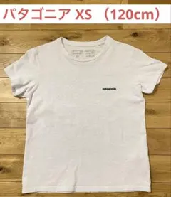【美品】patagonia パタゴニア キッズ Tシャツ XS ライトグレーのサムネイル