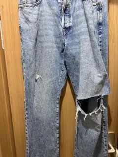 中古・古着GAP90’sルーズフィットデニムw34l32ダメージ