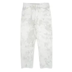 20SS LEMAIREルメール ブーツカットホワイトデニム46 LEMAIRE Lemaire ルメール デニム TWISTED BELTED PANTS