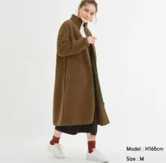 GU ボアフリースロングコート　Ｍ