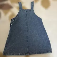 デニムサロペット スナップボタン付き