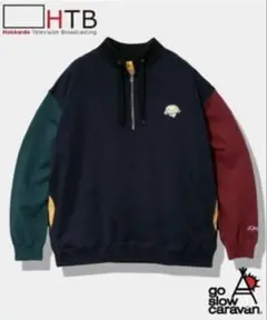 美品★go slow caravan×HTB コラボ スウェットプルオーバー M
