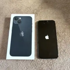 iPhone 13 128gb ミッドナイト 液晶割れ ジャンク品 箱付き
