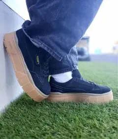 【PUMA】プーマ 厚底スニーカー24cm