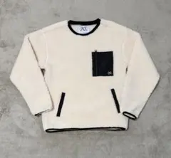 amuy trysbay アミュートライスベイ ボアフリース L 白