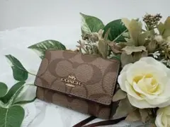 コーチCOACHシグネチャーキーケース