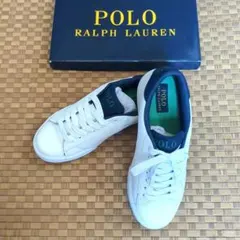 新品【POLO RALPH LAUREN】白スニーカー　23.5cm