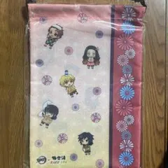 鬼滅の刃　極楽湯　RAKU SPA 巾着　ミニキャラ