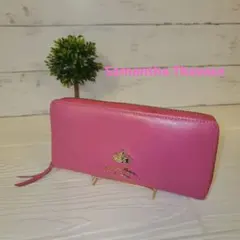 【サマンサタバサ】 ディズニー 眠れる森の美女 長財布 ピンク