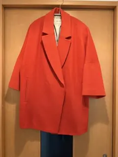 最終値下げ‼ TICCA 赤 ロングコート 新品タグ付き 343 - メルカリ