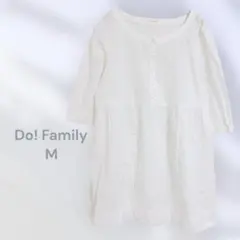 Do! Family 半袖ノーカラーシャツ　シンプル　ベーシック　爽やかのサムネイル
