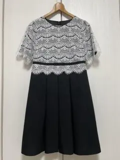 薄手　夏用　フォーマル　レース　ワンピース　7〜9号
