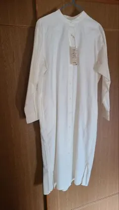 無印良品　 長袖ワンピース M　新品未使用　タグ付き