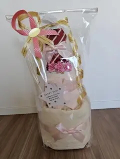 【新品】ベビーギフト 赤ちゃんグッズの デコケーキ 出産お祝い