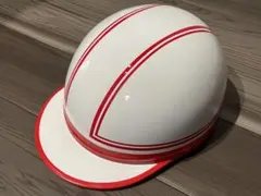 ホワイト コルク半 ヘルメット アルフィン 軽スロ 三段シート 旭風防