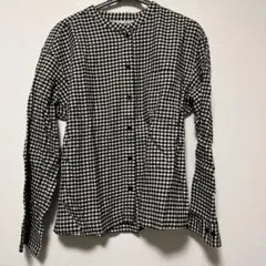 チェック柄長袖シャツ Sサイズ