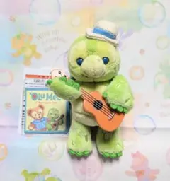 ディズニー　ダッフィー＆フレンズ　オルメル　ぬいぐるみバッジ