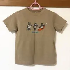mont-bell クマ柄 Tシャツ ベージュ　120のサムネイル