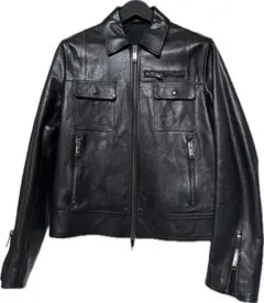 VALENTINO バックスタッズ　シングルライダースジャケット