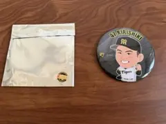 阪神タイガース　ファンクラブ限定ガラコロ　100mm缶バッジ　桐敷