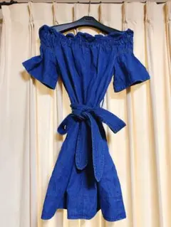 新品未着用☆マーキュリーデュオのデニムワンピース