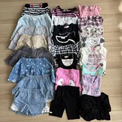 まとめ売り　女の子　110センチ　24点　春夏　キュロット　Tシャツ　ワンピース