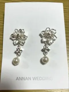 《値下げ》ANNAN WEDDING フラワーイヤリング