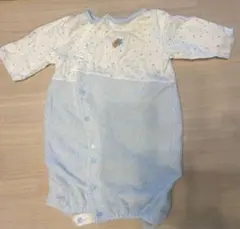 ファミリア　ツーウェイ・ドレスオール 水色 星柄