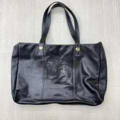 La Pomme Verte ラ ポムベール レザー トートバッグ ブラック