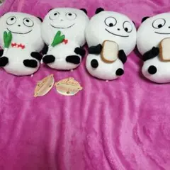 ごきげんぱんだ たぬき　ぬいぐるみ　むらにしゆうじ　6個セット ごきげんぱんだ たぬき ぬいぐるみ むらにしゆうじ 6個セット - メルカリ