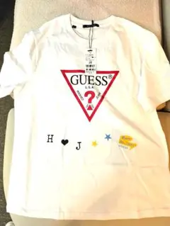 StrayKids スキズ GUESS ヒョンジン　着用サイズ　Tシャツ StrayKids GUESS Tシャツ ヒョンジン着用 - メルカリ