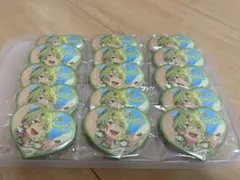 巴日和 ハート缶バッジ