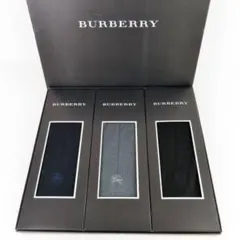 211【未使用】BURBERRY バーバリー ソックス 25～26㎝ 3点