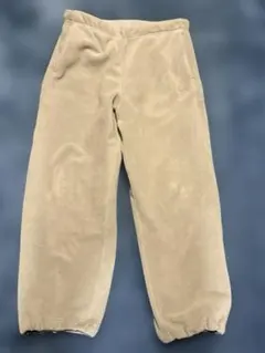 ベージュ XL フリースワイドパンツ　丈長め　ユニクロ　ニードルズ