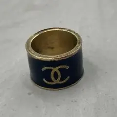 mayuさま専用♡CHANEL カラーストーン ロゴリング　シャネル　黒 mayuさま専用♡CHANEL カラーストーン ロゴリング シャネル 黒 - メルカリ