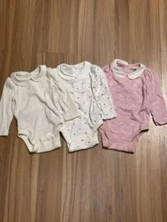 Gap ベビー 長袖ボディスーツ 3枚セット