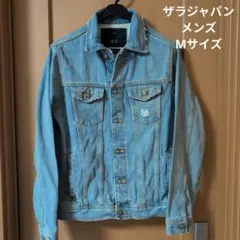 ザラジャパン　ライトブルー　デニムジャケット　メンズМサイズ