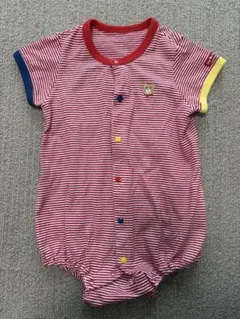 ホットビスケッツ 前開きロンパース80