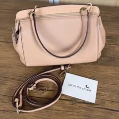 【送料込】Cat in the closet　2WAY バッグ　カバン　ピンクのサムネイル