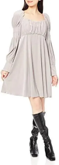 [スナイデル] スクエアネックミニワンピ レディース サイズDGRY 1